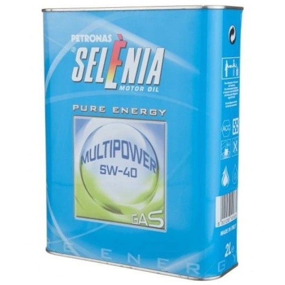 Ulei Motor Selenia Pure Energy Multipower Gas 5W-40 Metal 2L